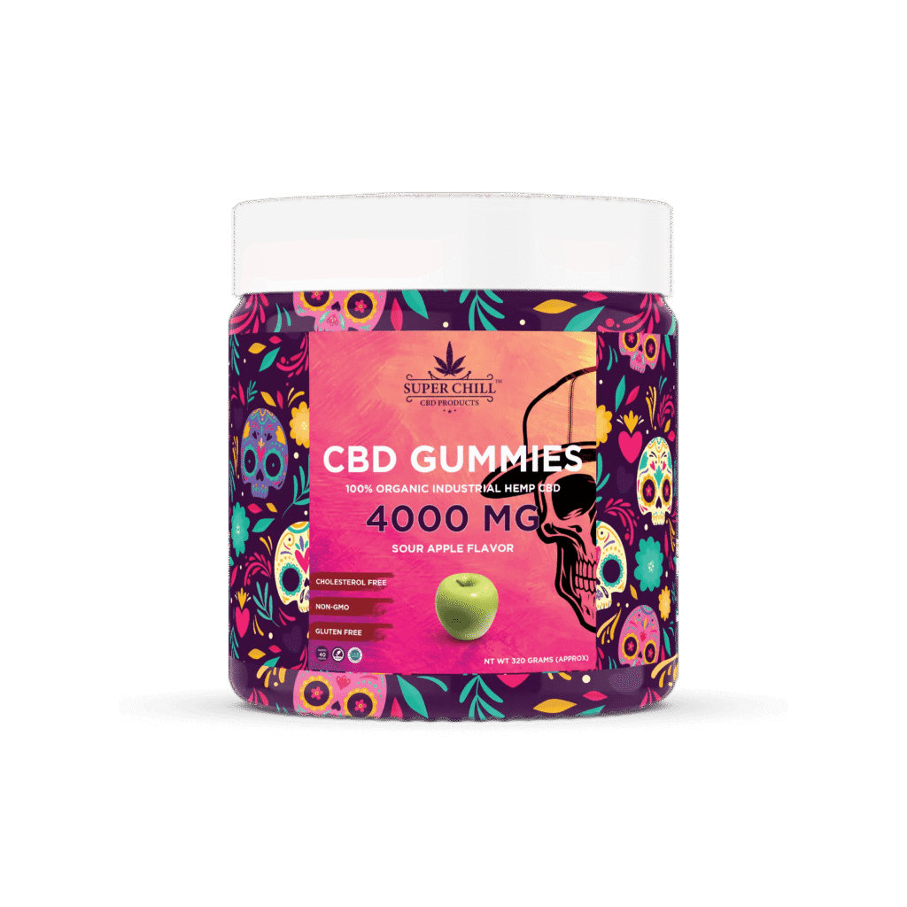 Buy CBD Gummies Jar 4000MG | Superchill Wholesale