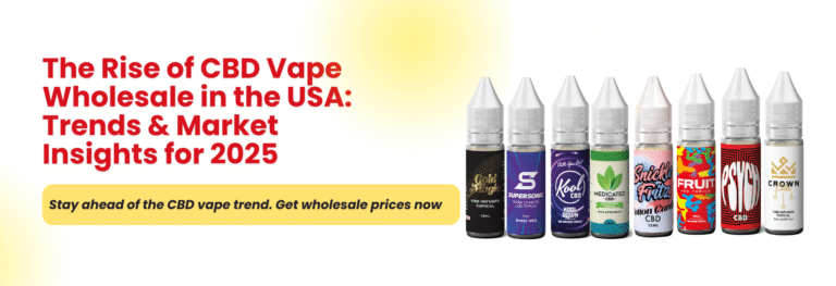 The Rise of CBD Vape Wholesale in the USA: Trends & Market Insights for 2025